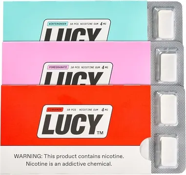Lucy Nicotine Gum (10 ct)