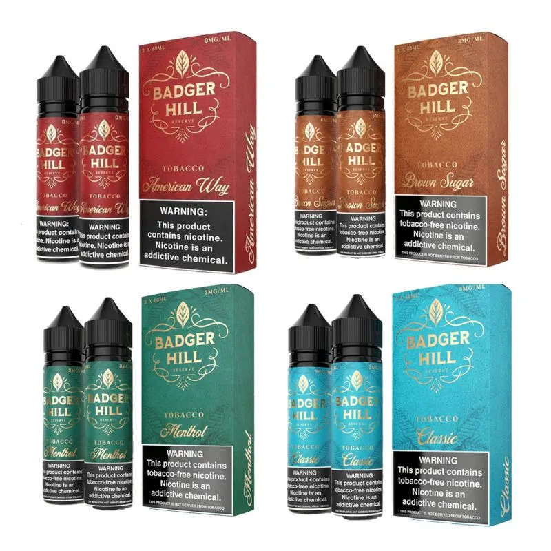 Badger Hill Reserve E-Liquid 120mL (60mL x2)