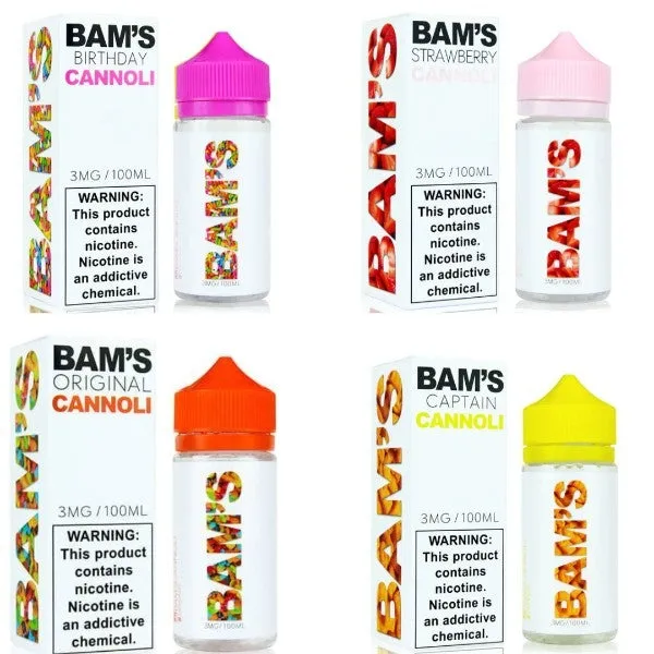 Bam Bam's Cannoli E-Liquid 100mL