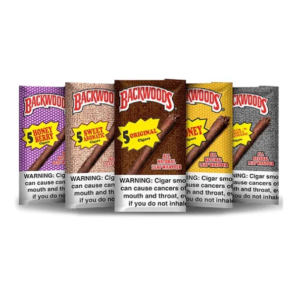 Backwoods Natural Leaf Wrapped Cigars (5 ct)