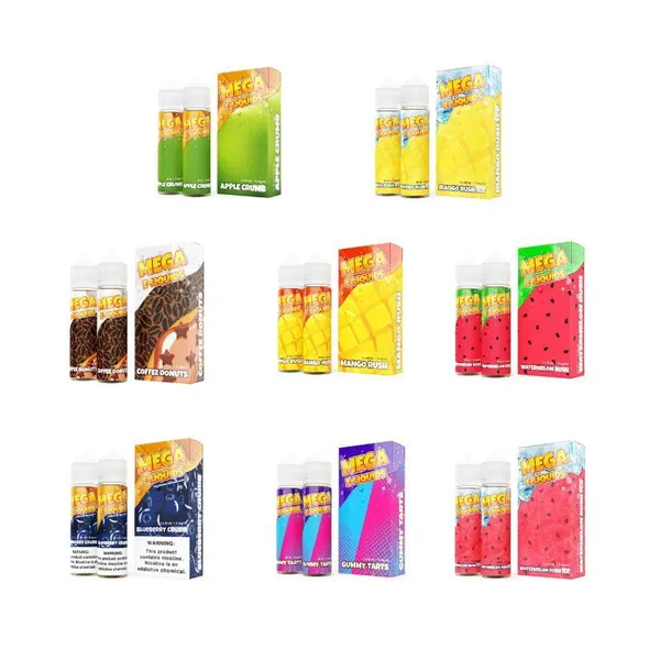 Mega E-Liquid 120mL (60mL x2)