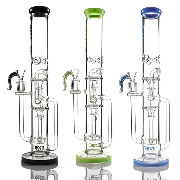 MKGlass TX44 Toxic Straight Shooter 16″ Water Pipe