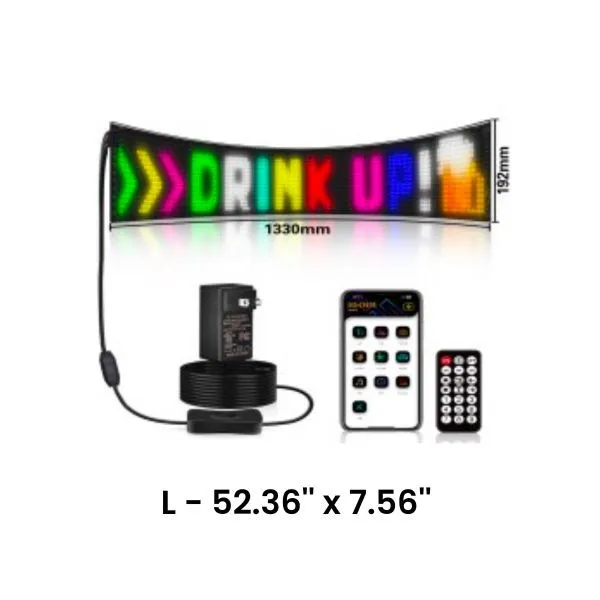 Programmable RGB LED Matrix Pixel Panel with App & Remote Control
