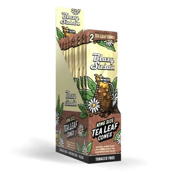 Blazy Susan Tea Leaf King Size Cones (2 ct)