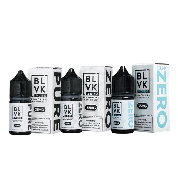 BLVK Flavorless Salts E-Liquid 30mL