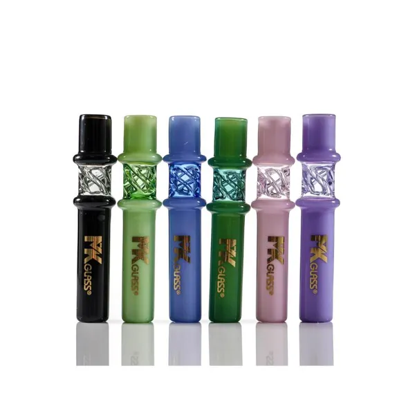 MKGlass MKCH7 Slime Chillum Glass Hand Pipe