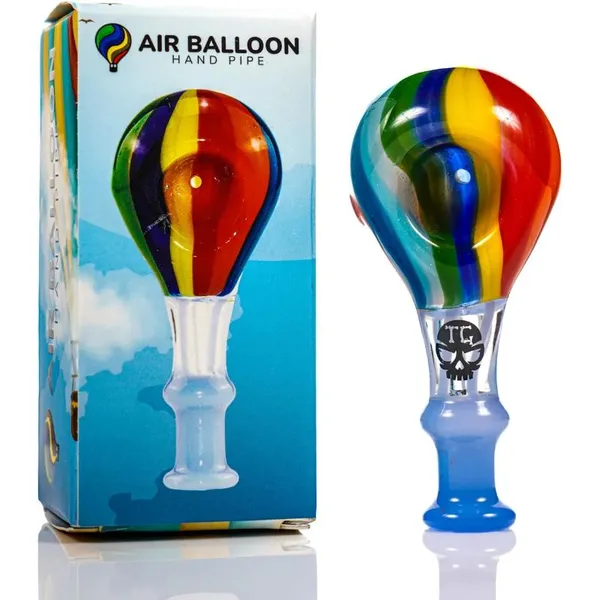 MKGlass TX21 Toxic Air Balloon Glass Hand Pipe