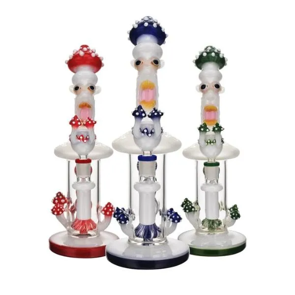 MKGlass MK192 Angry Mushroom Dab Kit 12″ Water Pipe