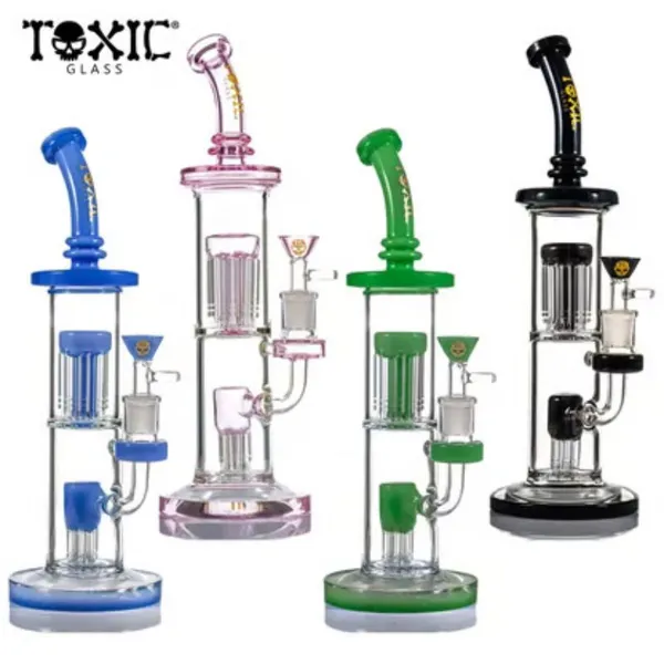 MKGlass TX4 Toxic Mushroom Rig 8″ Water Pipe