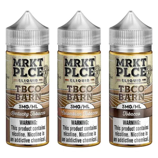MRKT PLCE TBCO Barn Salts E-Liquid 100mL