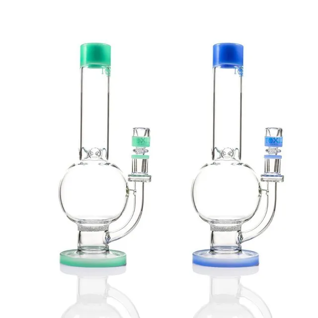 MKGlass TX87 Toxic Frit Perc Globe 12" Water Pipe