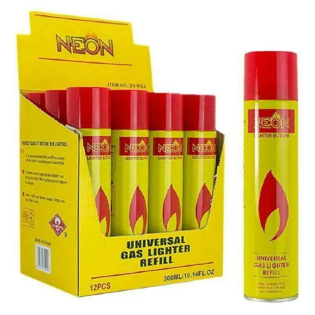 Neon Universal Butane Lighter Refill Fluid 300mL