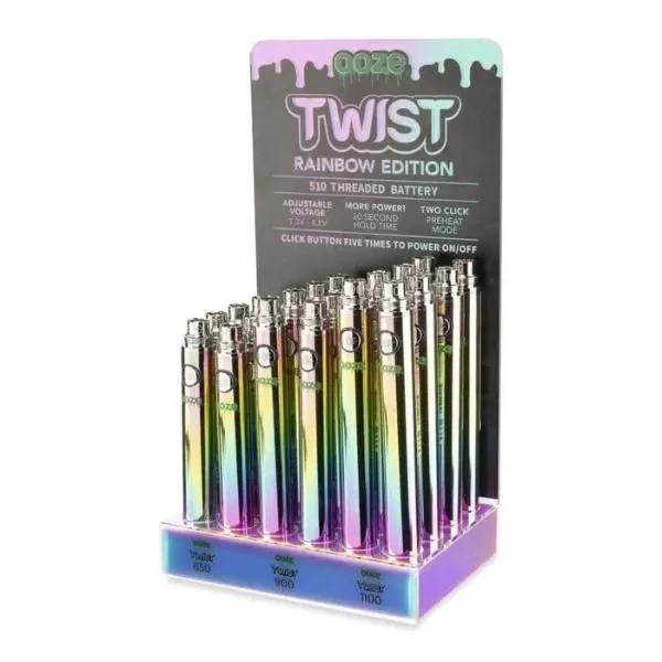 Ooze Twist 510 Batteries with Display Box