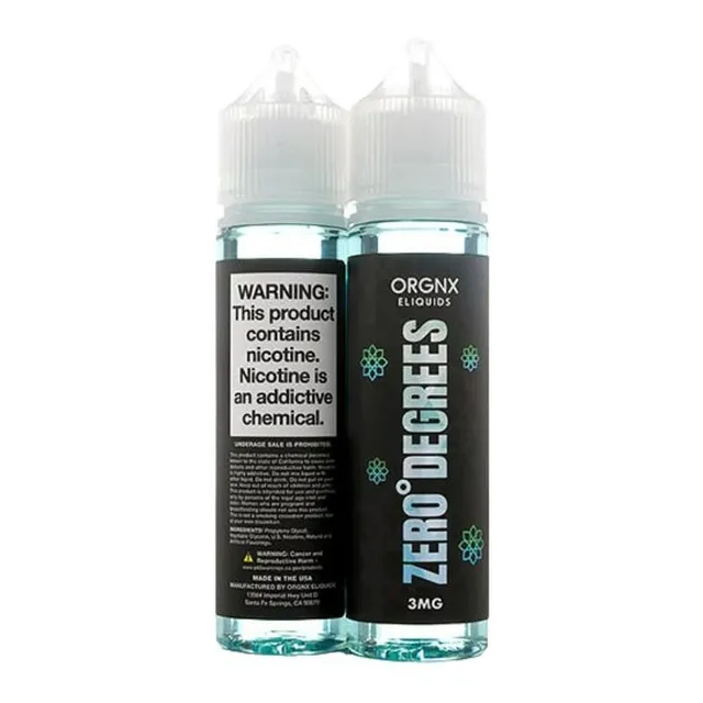 ORGNX Zero Degrees (Subzero) E-Liquid 60mL