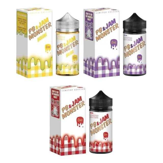 PB & Jam Monster E-Liquid 100mL