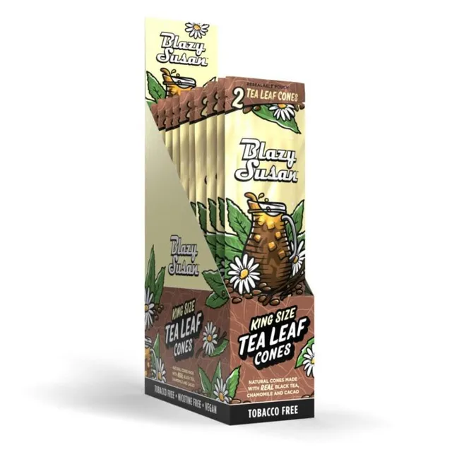 Blazy Susan Tea Leaf King Size Cones (2 ct)
