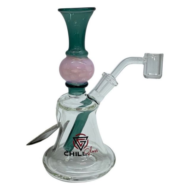 7.5" Chill Glass Golf Ball Water Pipe