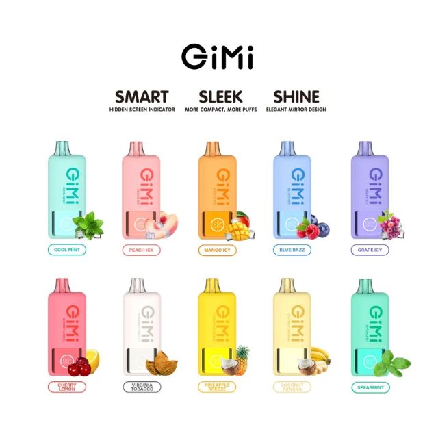 Gimi by FLUM 8500 Puffs Disposable All Flavors Family