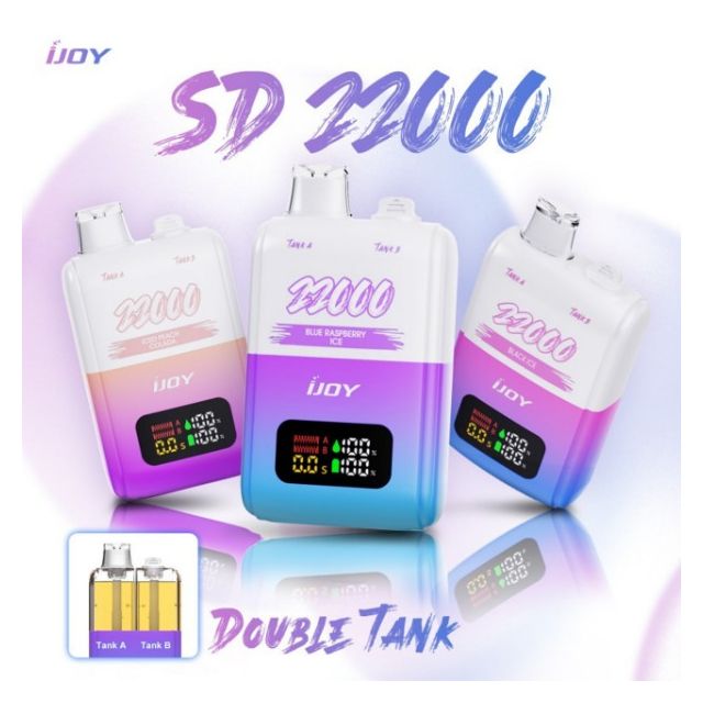 iJoy SD22000 Dual Tank Rechargeable Vape
