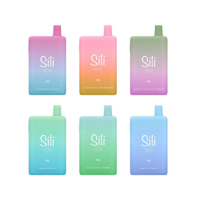 Sili Box Turbo Hit 6000 Puffs Disposable 5-Pack for wholesale and bulk pricing from Apex Vape Wholesale