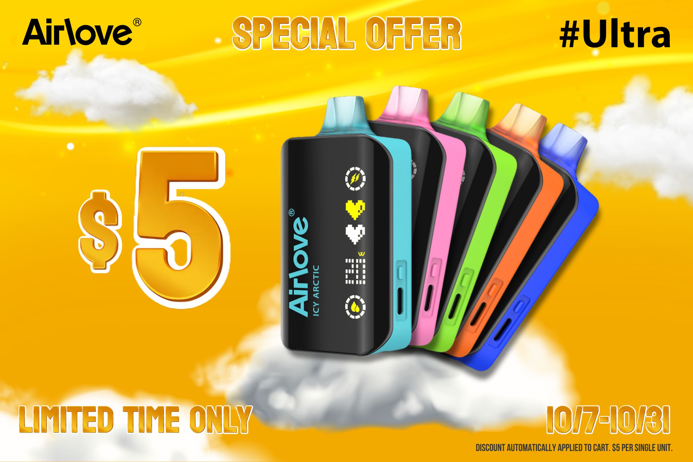 Airlove Ultra 20K Disposable | Apex Vape Wholesale