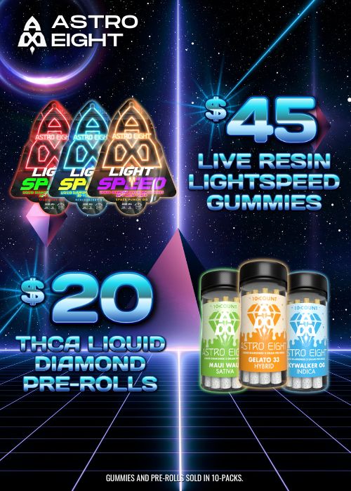 Astro Eight Lightspeed Nano Gummies (10 ct) | Apex Vape Wholesale