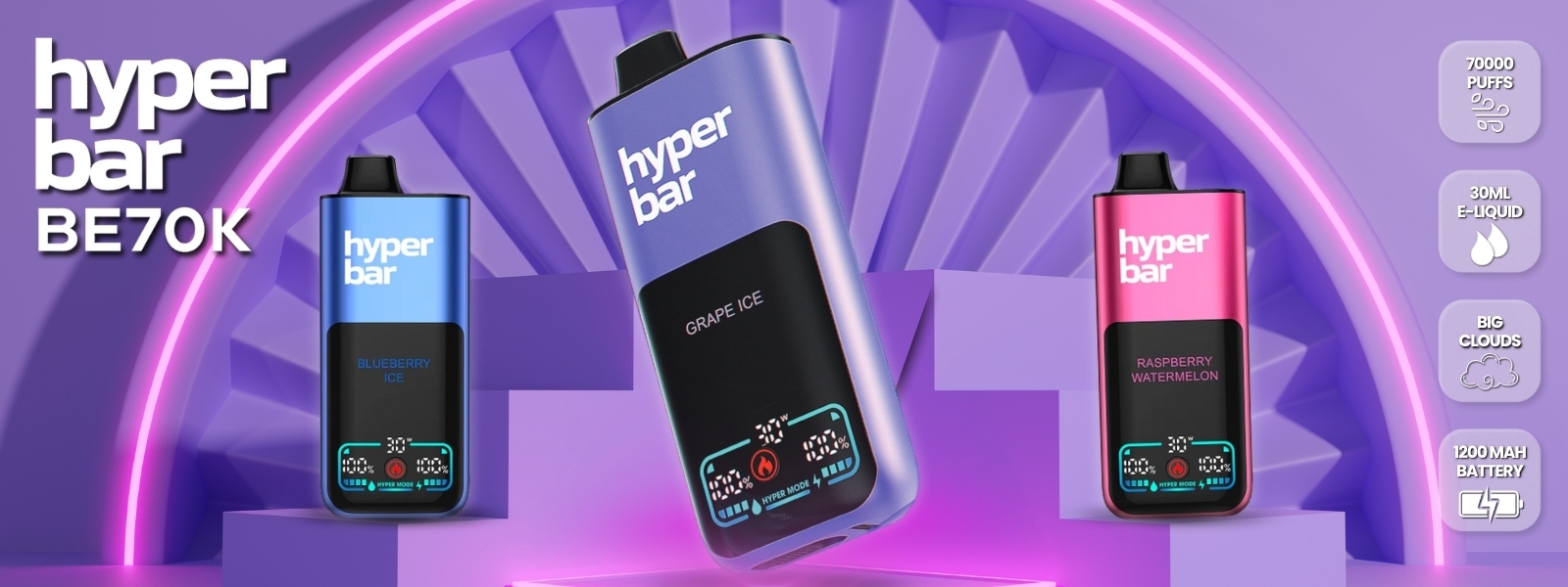 Hyper Bar BE70K Disposable