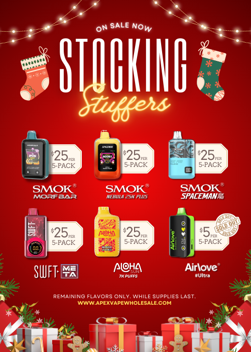 Holiday Promos | Apex Vape Wholesale