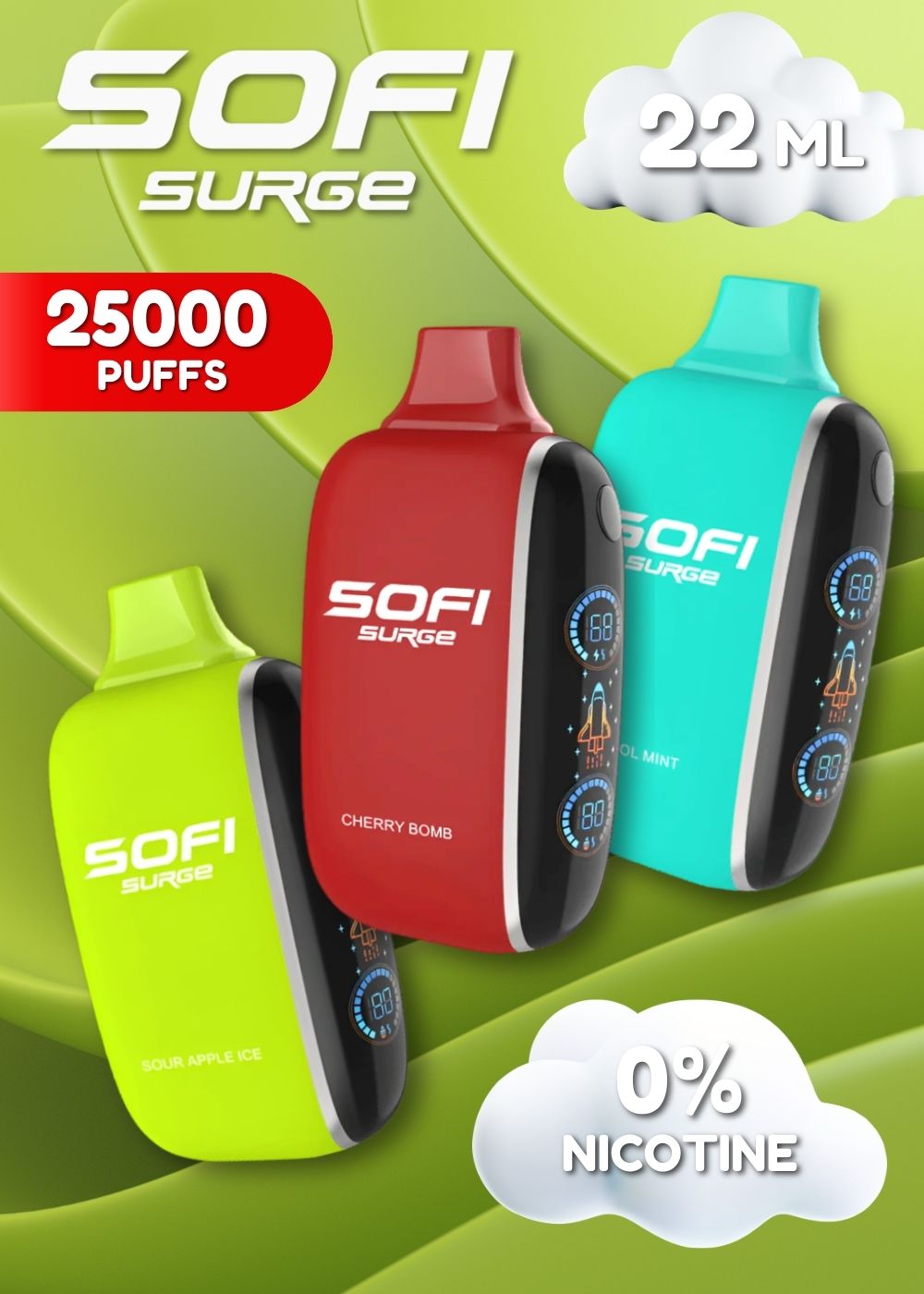 Vape No Nicotine Flavorless Sofi Surge ELiquid 100ml Australia Flavorless  Sofi Surge Eliquid 100ml 1