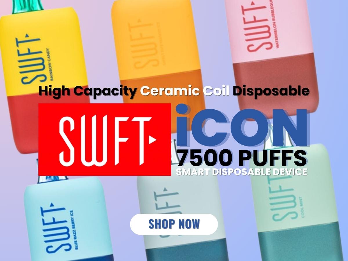 SWFT iCON 7500 Puffs Disposable 5% ｜ Apex Vape Wholesale USA