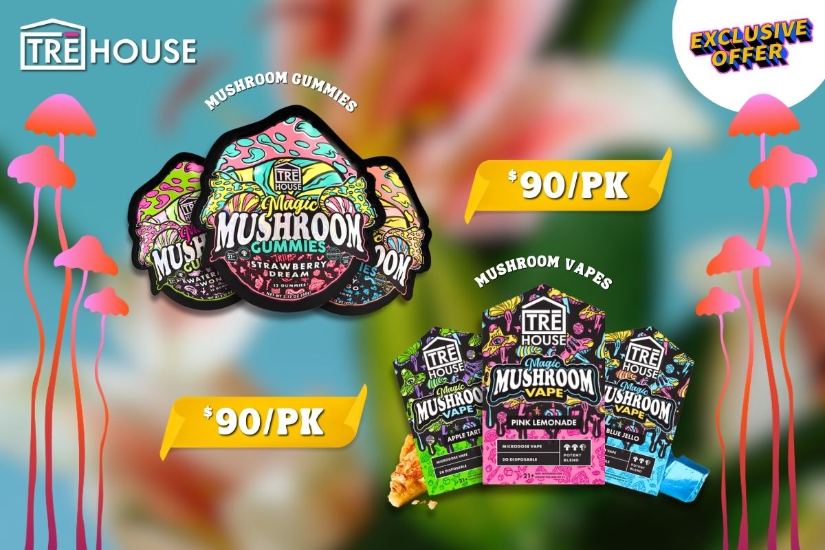 TRE House Mushroom Gummies (15 ct) | Apex Vape Wholesale